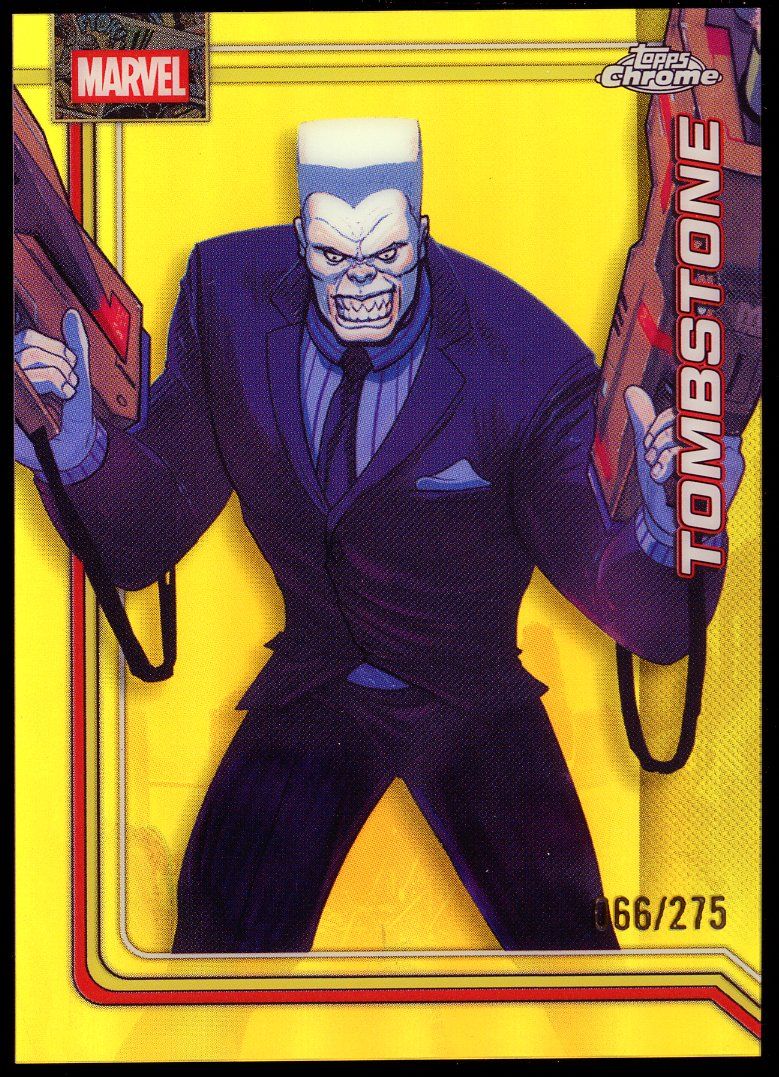 Topps Chrome Marvel 2026 - Tombstone 66/275 Yellow Refractor #180