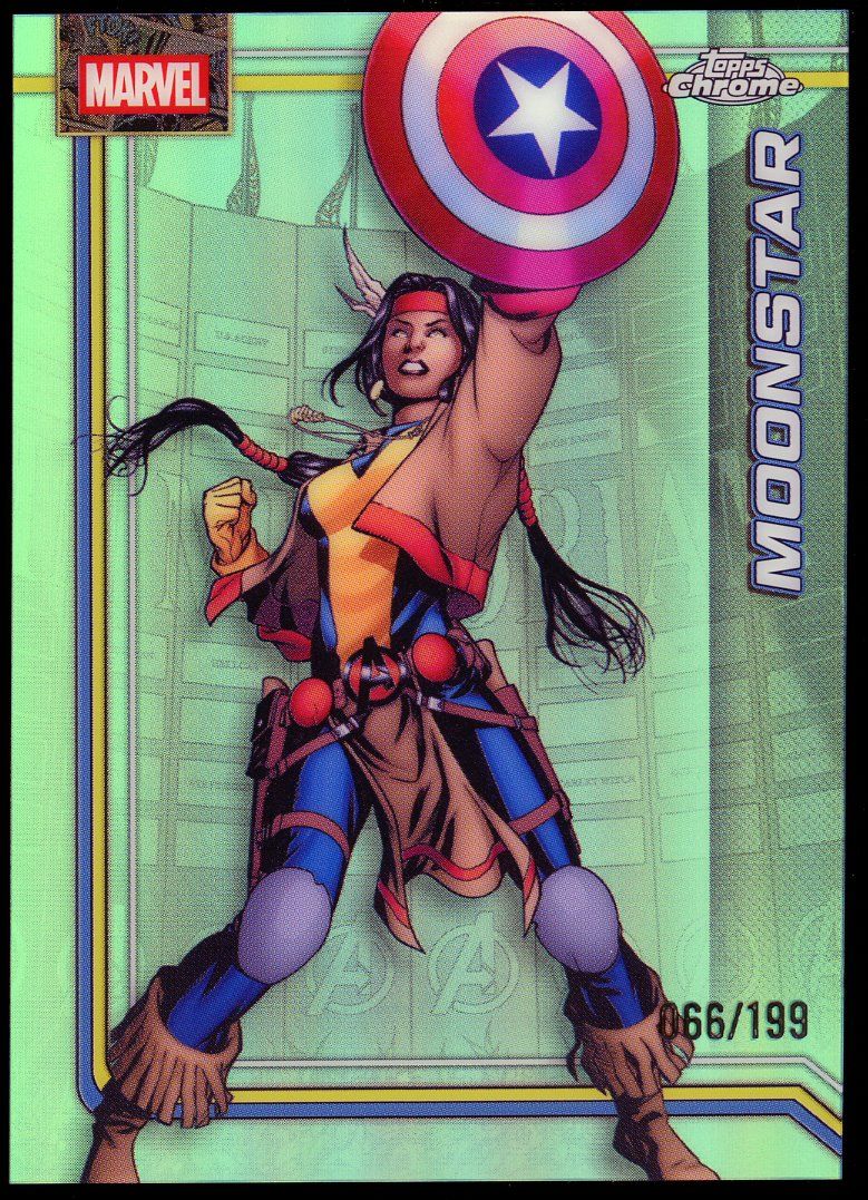 Topps Chrome Marvel 2026 - Moonstar 66/199 Aqua Refractor #82