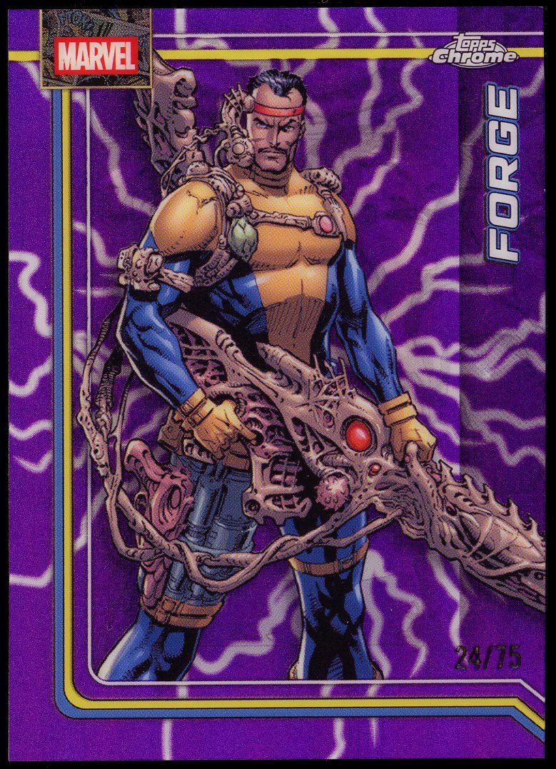 Topps Chrome Marvel 2026 - Forge 24/75 Purple Lightning #37
