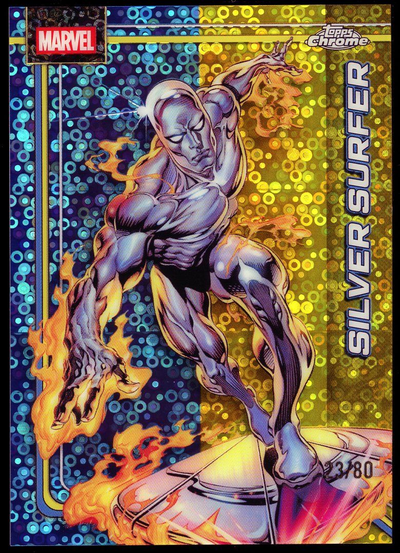 Topps Chrome Marvel 2026 - Silver Surfer 23/80 Dazzler #157