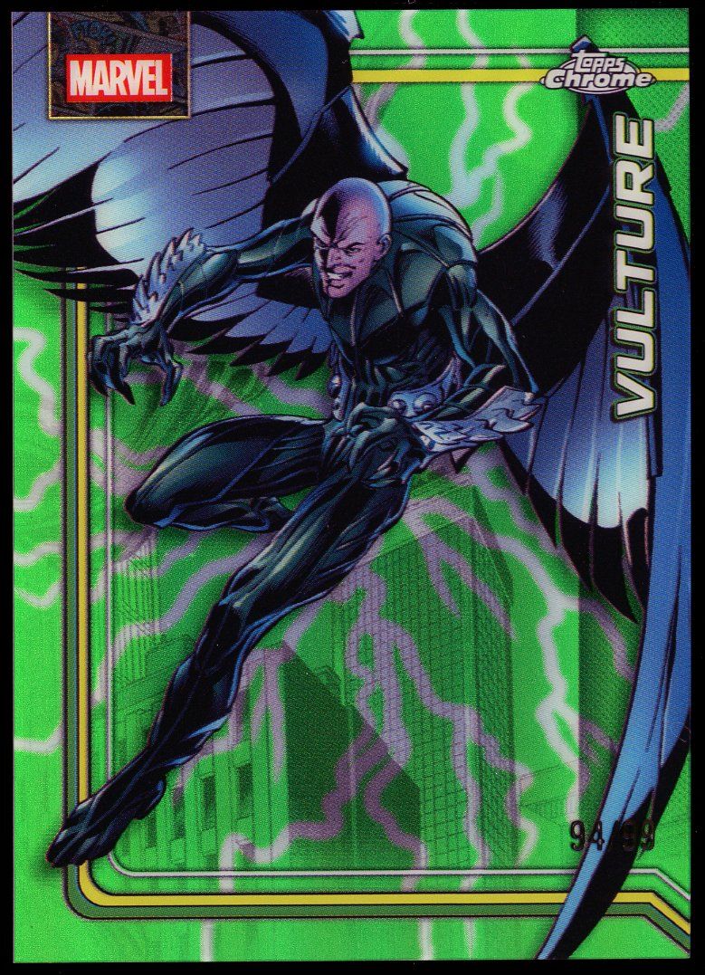 Topps Chrome Marvel 2026 - Vulture 94/99 Green Lightning #192