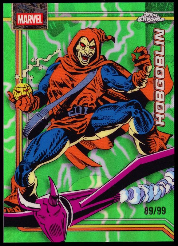 Topps Chrome Marvel 2026 - Hobgoblin 89/99 Green Lightning #126