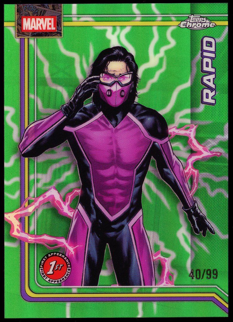 Topps Chrome Marvel 2026 - Rapid 40/99 Green Refractor #143
