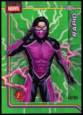 Topps Chrome Marvel 2026 - Rapid 40/99 Green Refractor #143