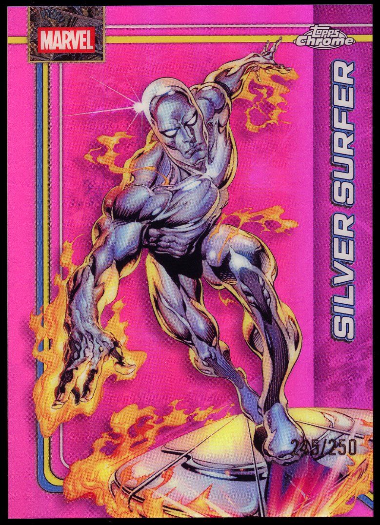 Topps Chrome Marvel 2026 - Silver Surfer 245/250 Pink Refractor #157
