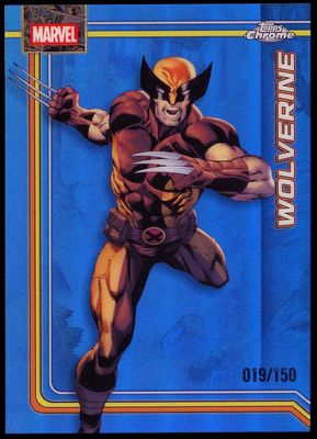 Topps Chrome Marvel 2026 - Wolverine 19/150 Blue Refractor #184