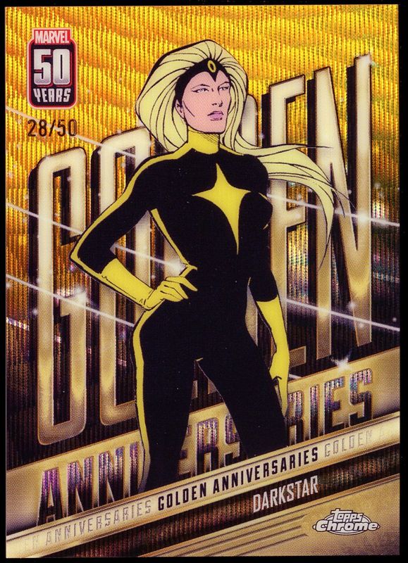 Topps Chrome Marvel 2026 Golden Anniversaries - Darkstar 28/50 #GA-06