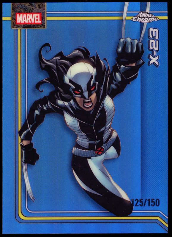 Topps Chrome Marvel 2026 - X-23 125/150 Blue Refractor #200