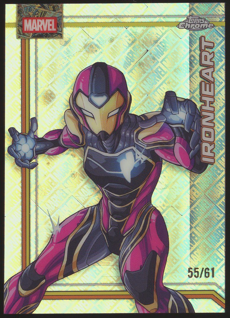 Topps Chrome Marvel 2026 - Ironheart 55/61 Marvel Logofractor #58