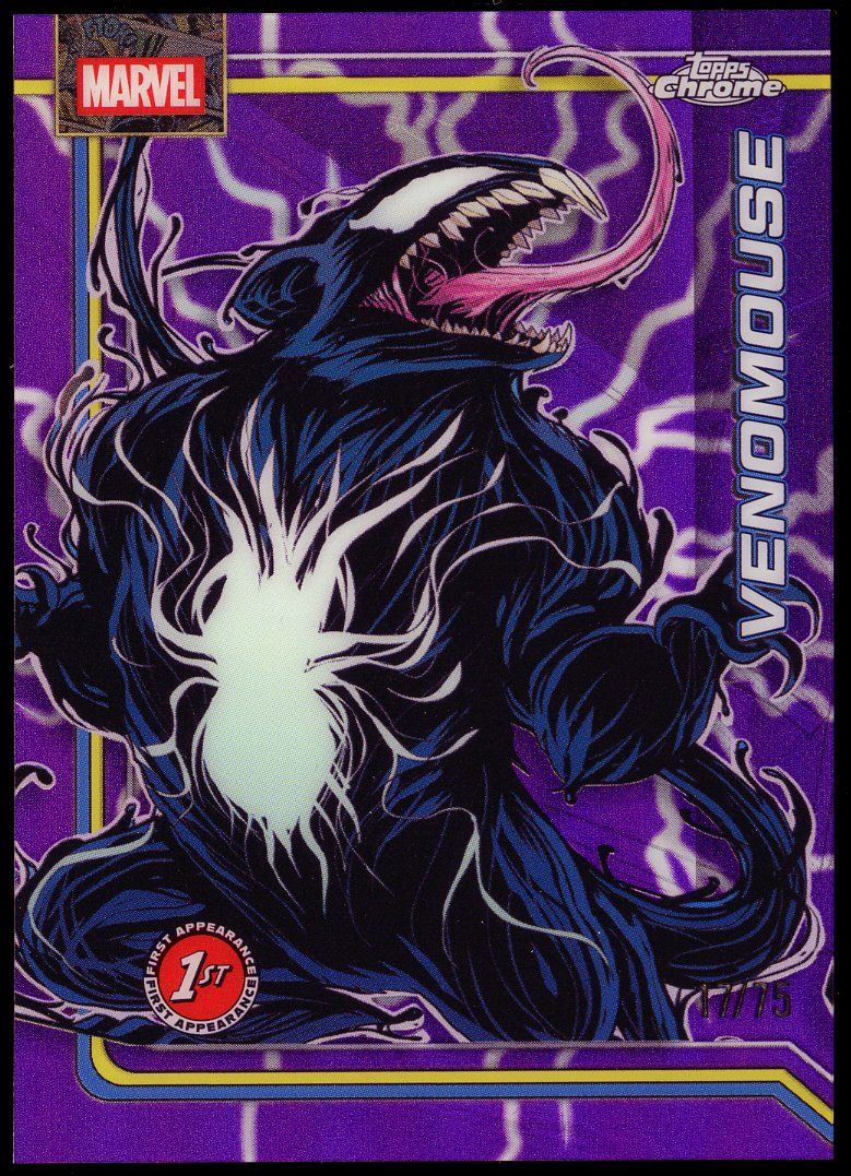 Topps Chrome Marvel 2026 - Venomous 17/75 Purple Shimmer Refractor #189