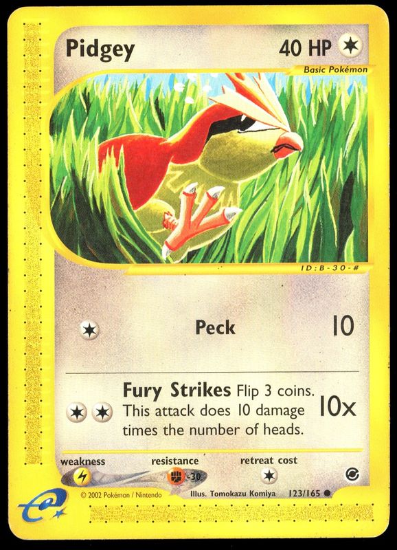 Pokemon Expedition 2002 - Pidgey #123