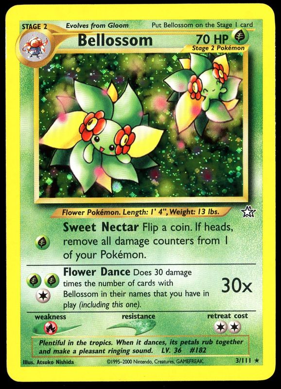 Pokemon Neo Genesis 2000 - Bellossom Holo #3