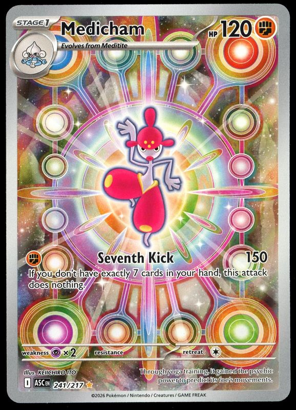 Pokemon Ascended Heroes 2026 - Medicham #241