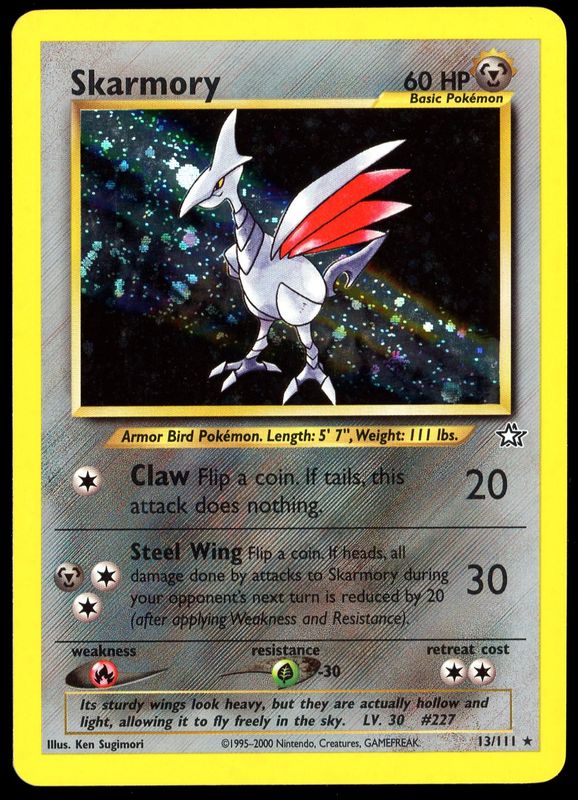 Pokemon Neo Genesis 2000 - Skarmory Holo #13