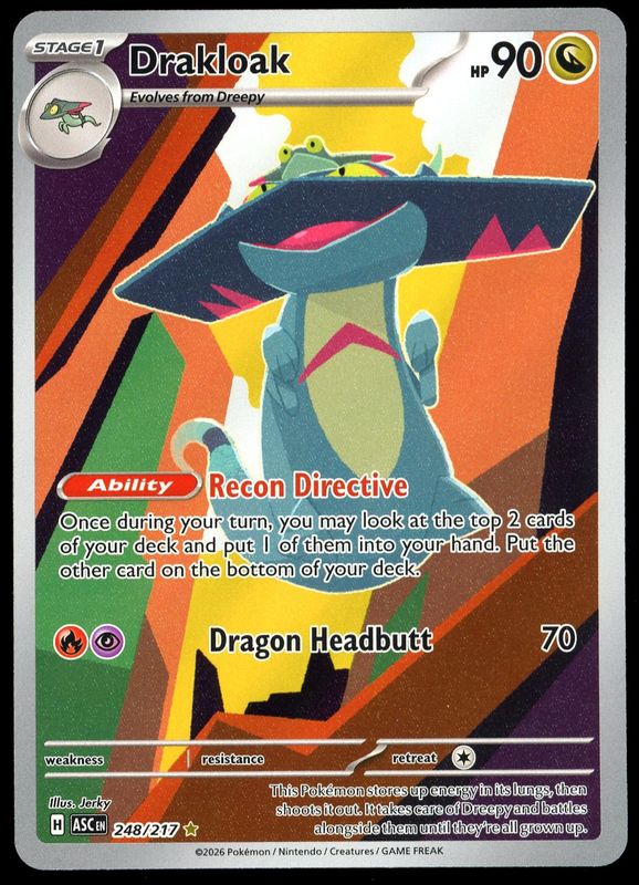 Pokemon Ascended Heroes 2026 - Drakloak #248