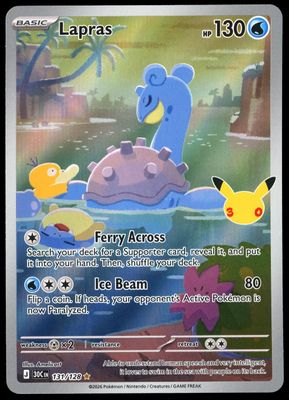 Pokemon 30th Celebration 2026 - Lapras #131