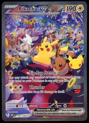 Pokemon 30th Celebration 2026 - Pikachu EX #150