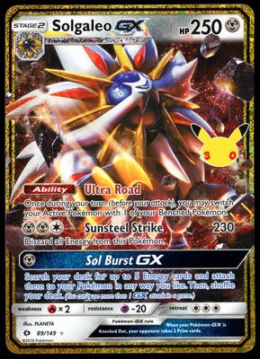 Pokemon 30th Celebration 2026 - Solgaleo GX #89