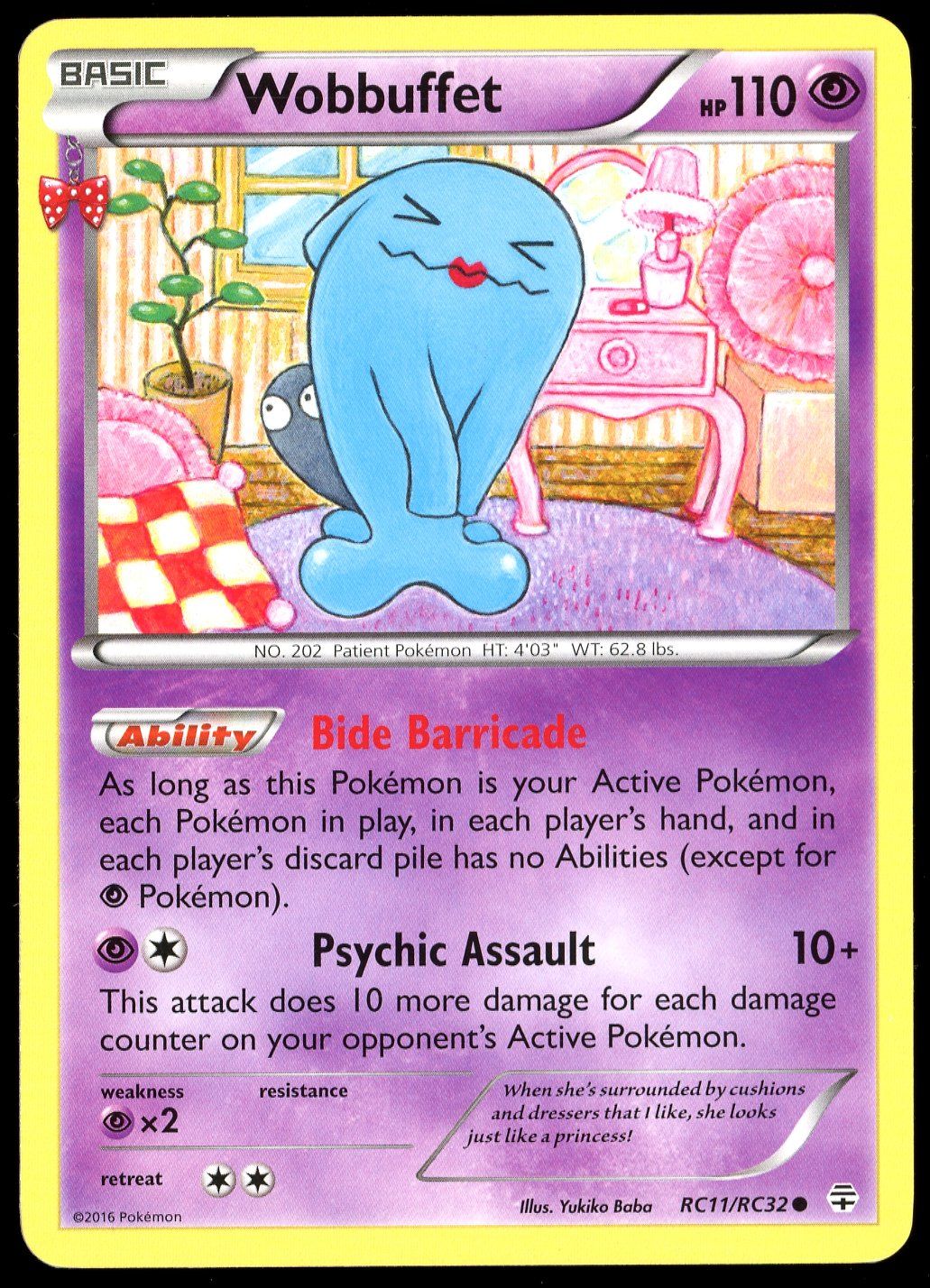 Pokemon Generations 2016 - Wobbuffet #RC11