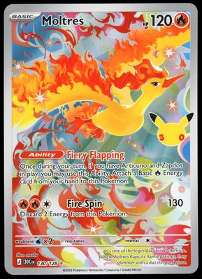 Pokemon 30th Celebration 2026 - Moltres #130