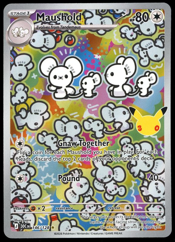 Pokemon 30th Celebration 2026 - Maushold #146