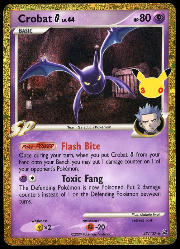 Pokemon 30th Celebration 2026 - Crobat G #47