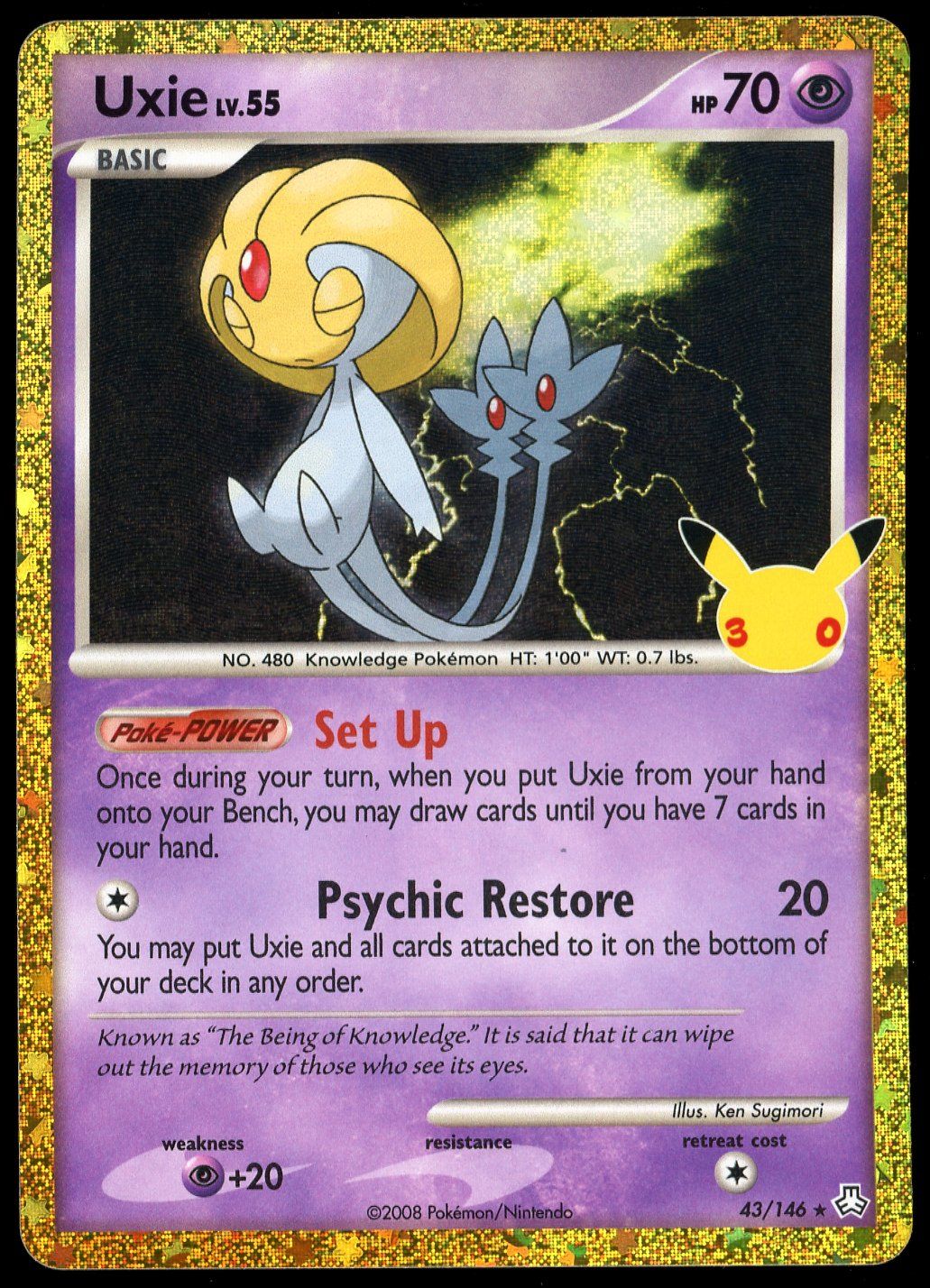 Pokemon 30th Celebration 2026 - Uxie #43