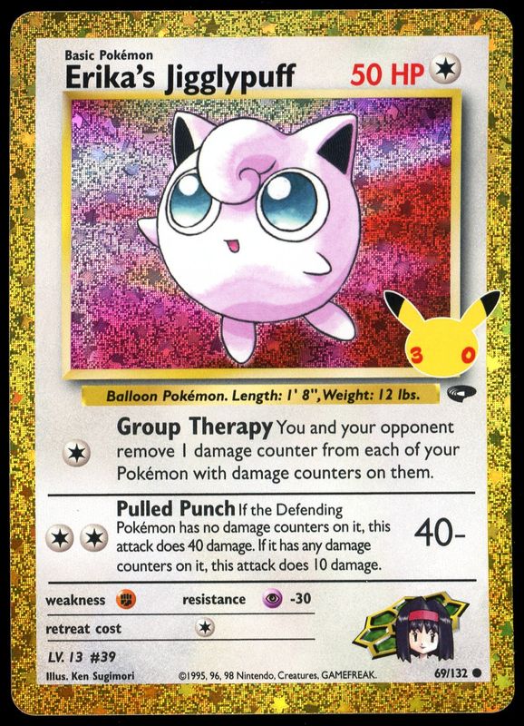 Pokemon 30th Celebration 2026 - Erika’s Jigglypuff #69