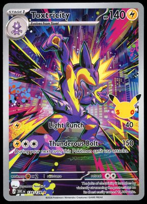 Pokemon 30th Celebration 2026 - Toxtricity #134