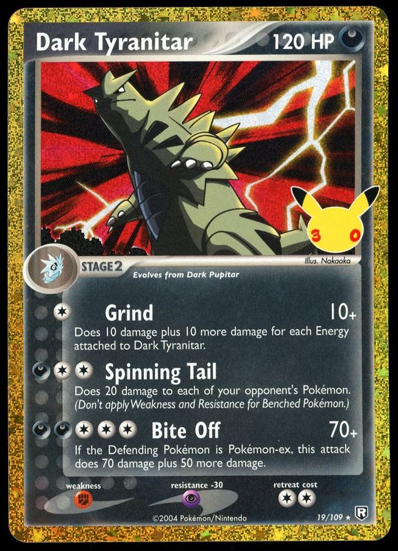 Pokemon 30th Celebration 2026 - Dark Tyranitar #19