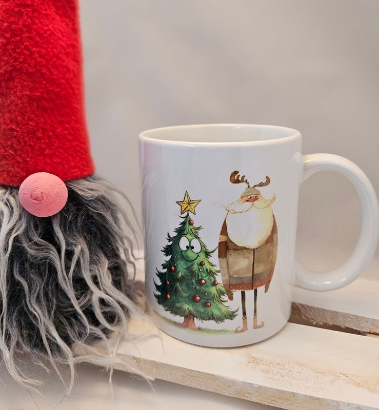 Tasse Weihnachten mit Baum