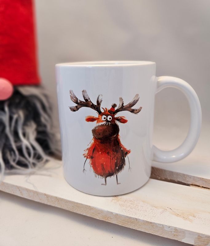 Tasse Weihnachten mit Rentier