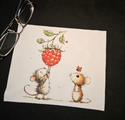 Brillenputztuch Mäusekavalier