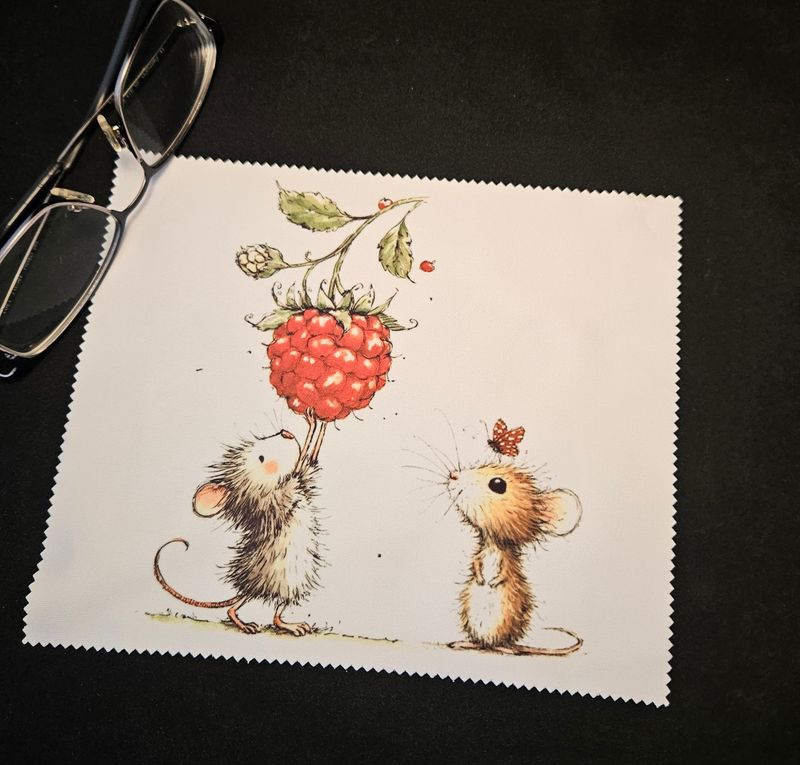 Brillenputztuch Mäusekavalier