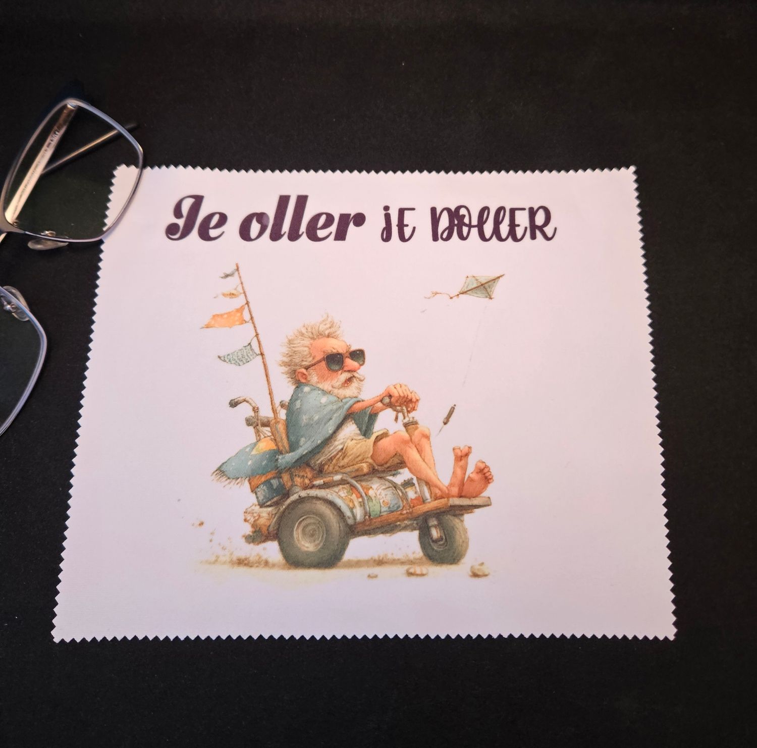Brillenputztuch alter Raser