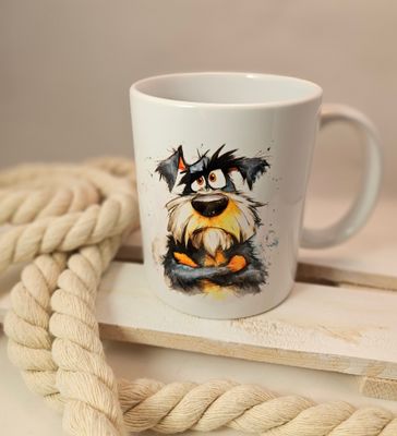 Tasse beleidigter Hund