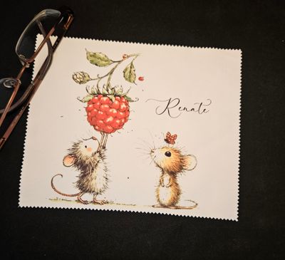 Brillenputztuch Mäusekavalier