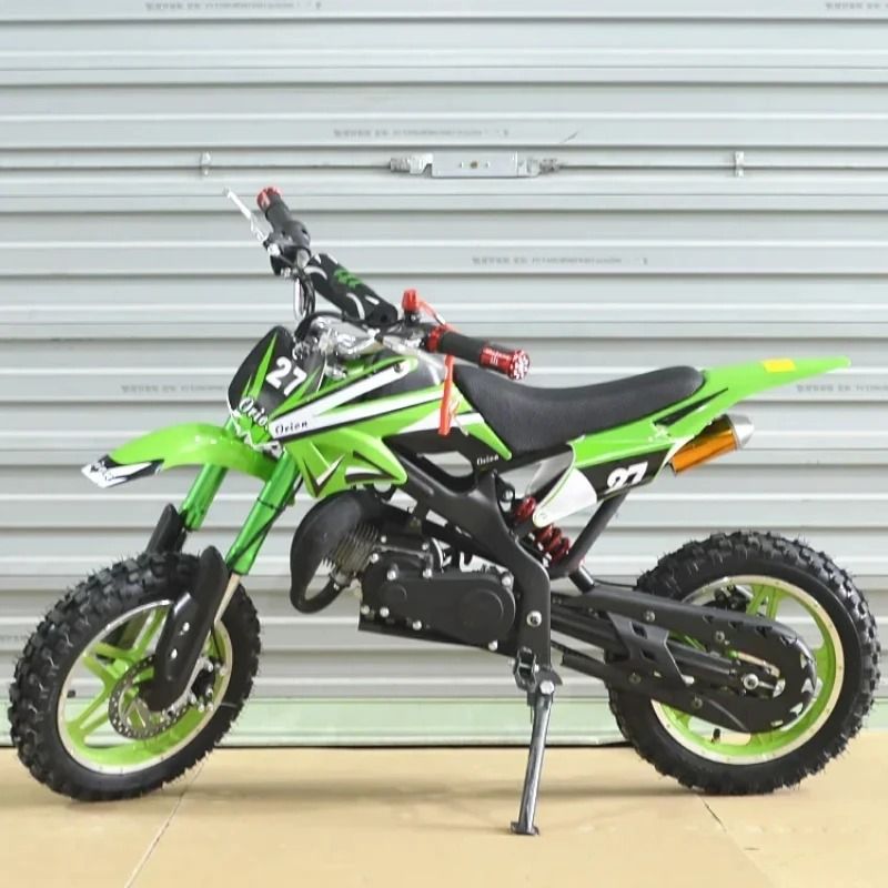 Motorcycle Dirt Bike 10inch Tire 49cc ATV Automatic Gas Scooter for Adult KIDS with Chain Drive and Disc Brake