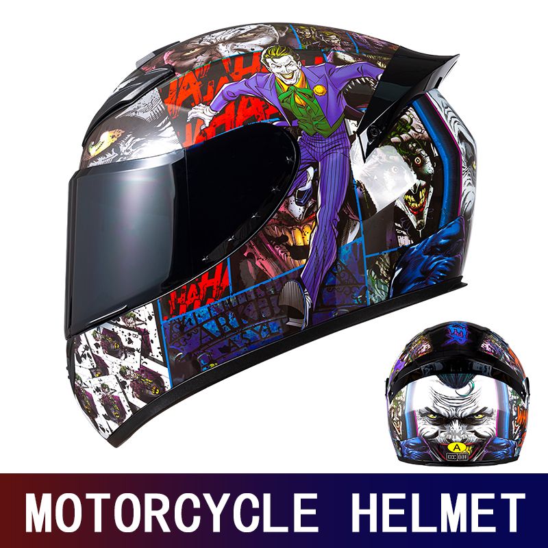 Full helmet male motorcycle motorcycle imitation racing female riding electric car couple helmet four seasons winter warm go-kar