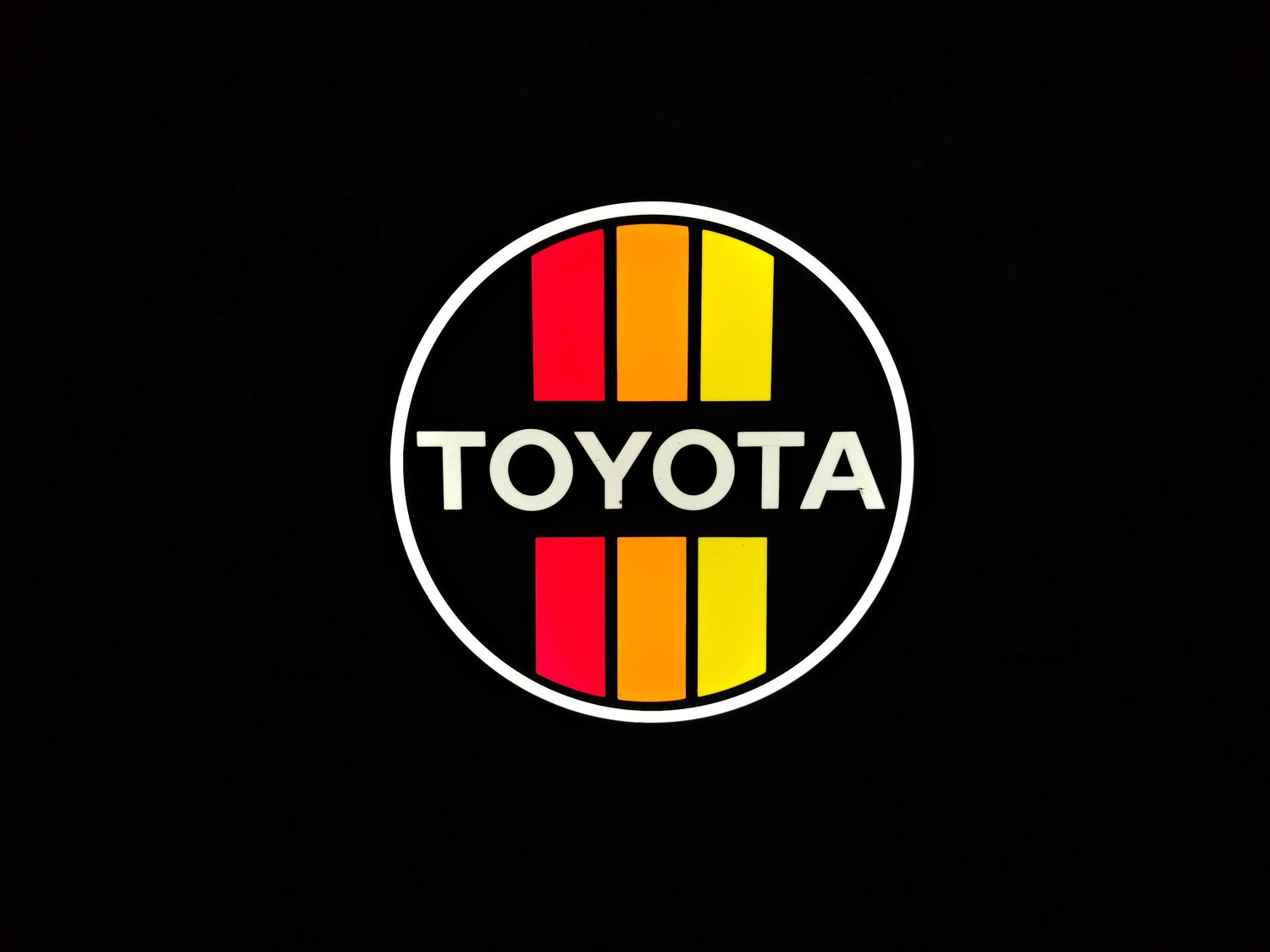 Toyota Retro LED Lightbox Sign