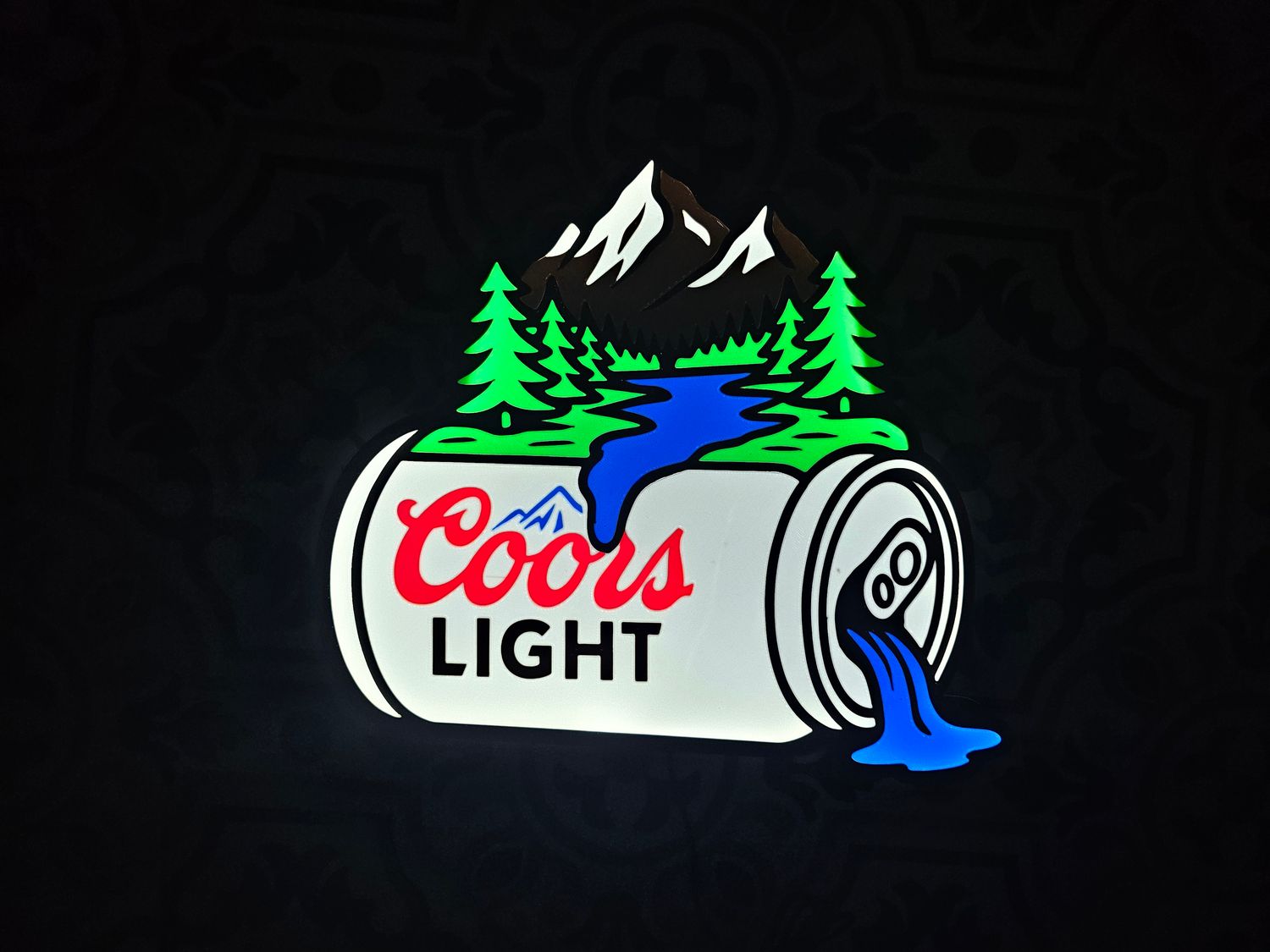 Coors Light Scenic Can LED Lightbox Sign