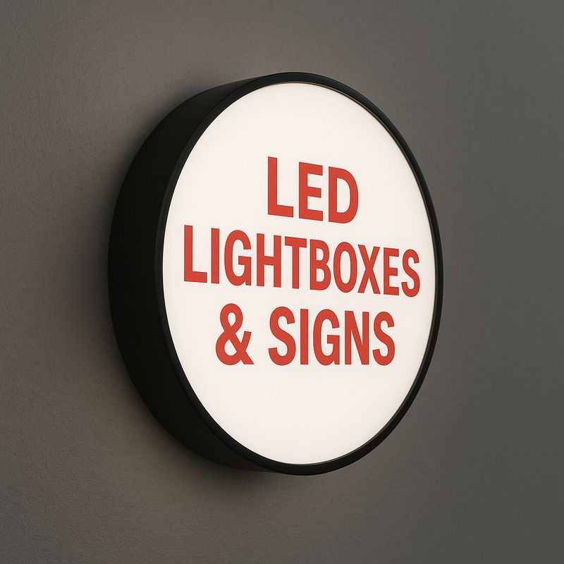 LED Lightboxes &amp; Signs