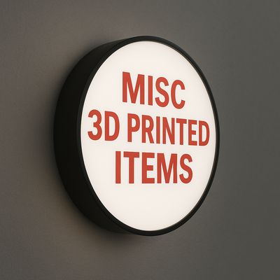 Misc 3D Printed Items
