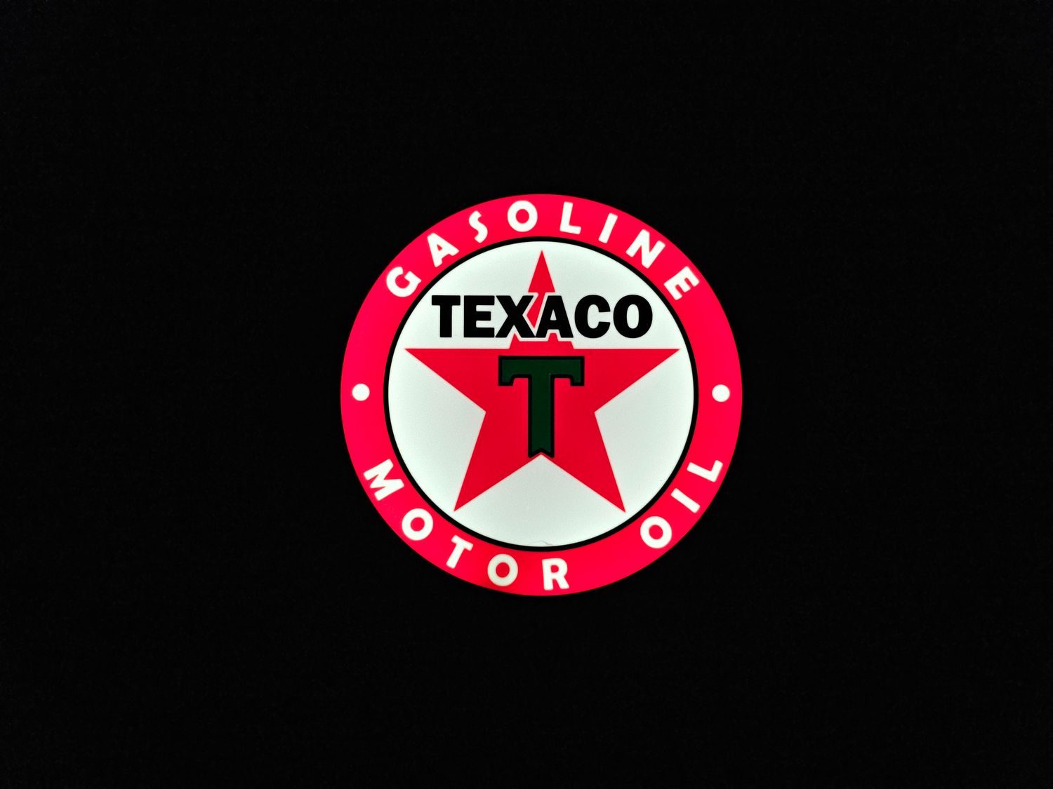 Texaco Retro LED Lightbox Sign