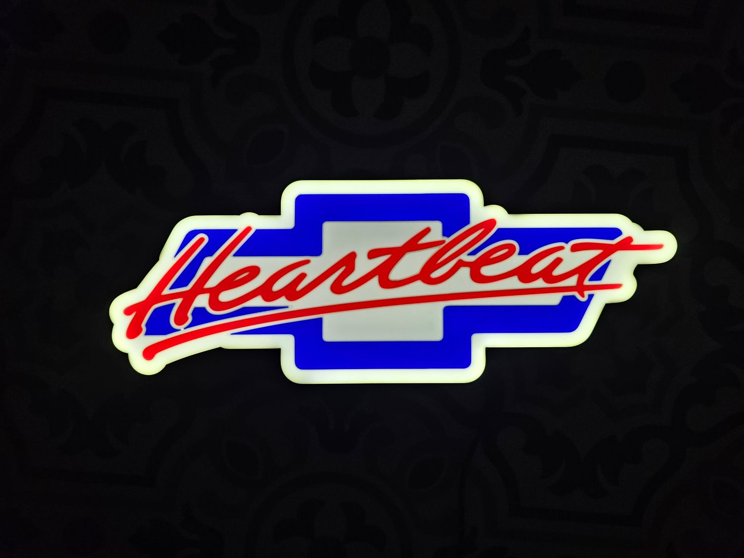 Chevrolet Heartbeat LED Lightbox Sign