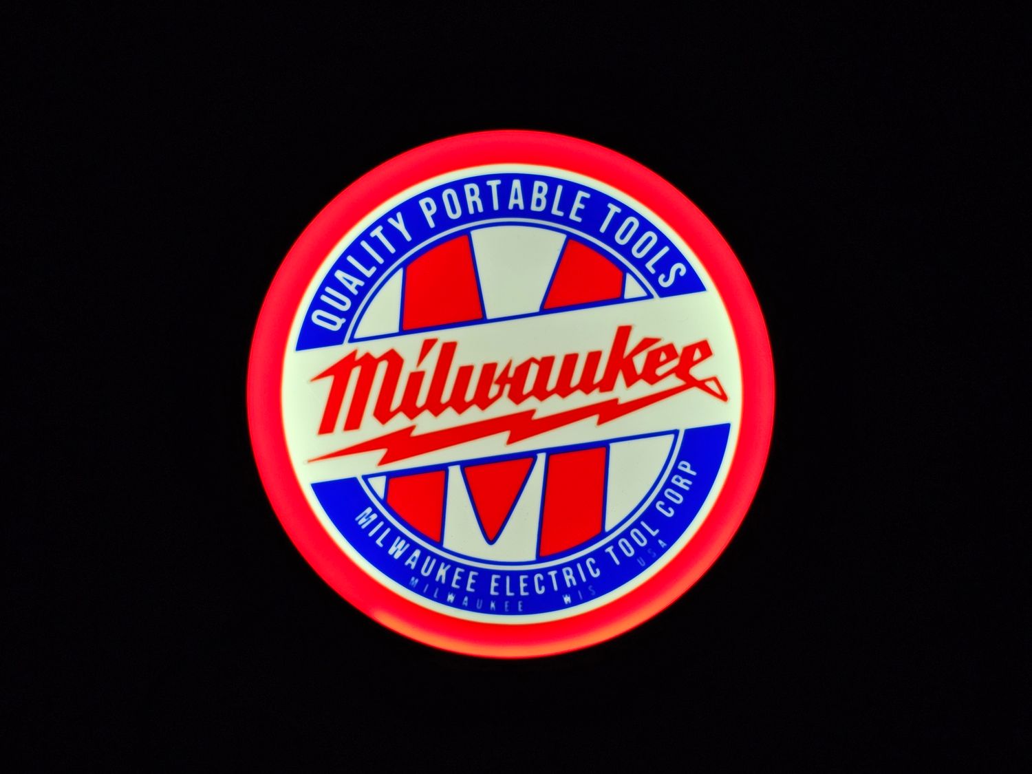 Milwaukee Retro LED Lightbox Sign