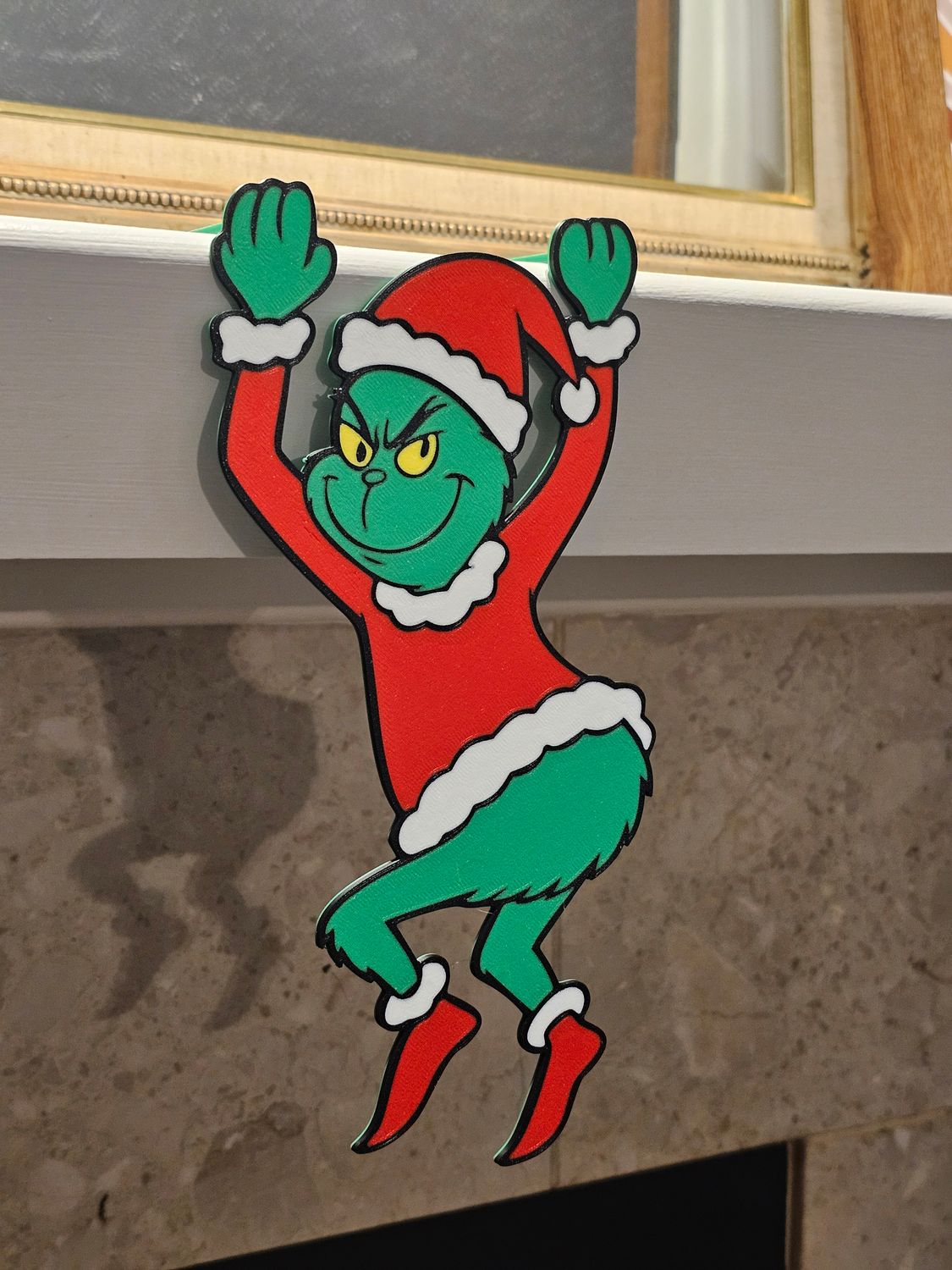 Grinch Shelf Decoration