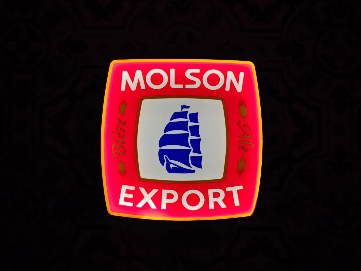Retro Molson Export LED Lightbox Sign