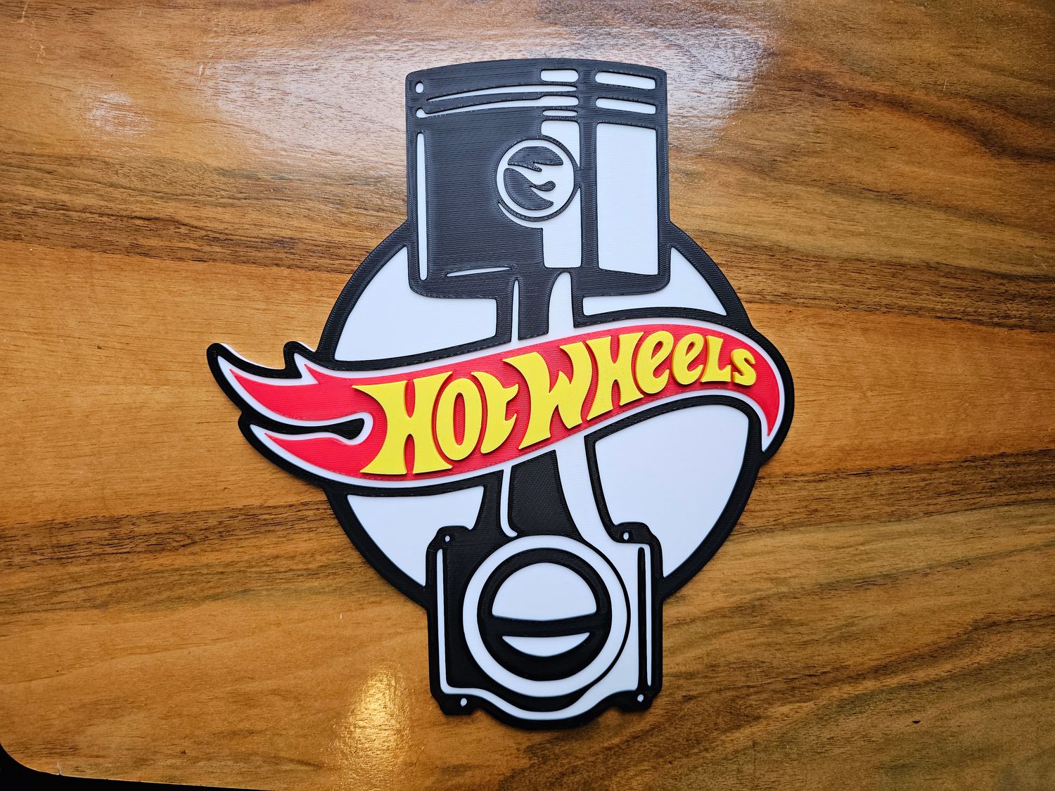 Hot Wheels 3D Sign
