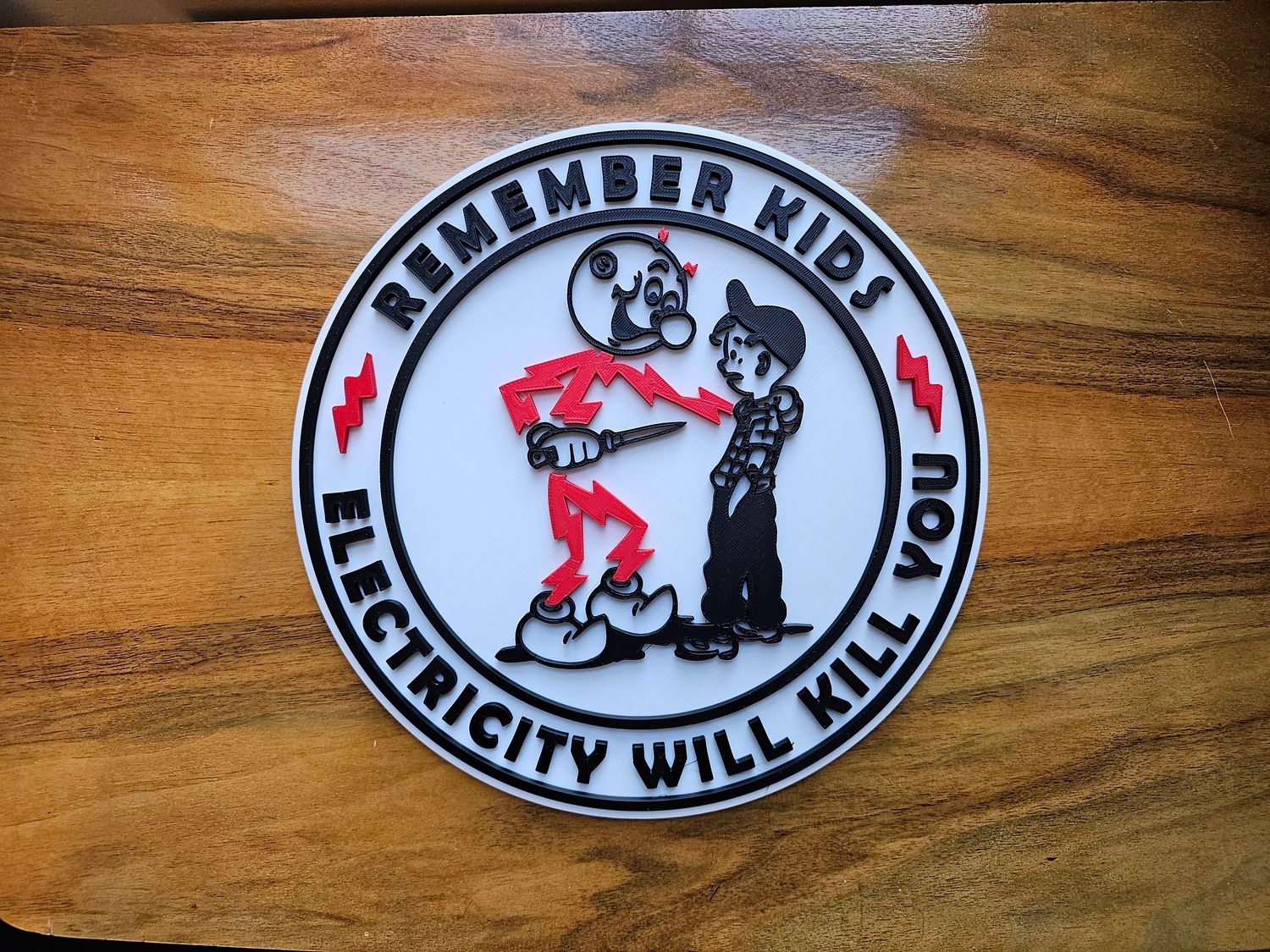 Electricity Kills - 3D Sign